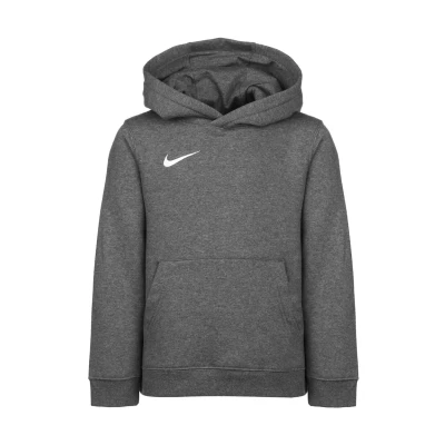 Immagine di Nike Performance Y NK FLC PARK20 PO Hoodie Felpa con cappuccio per bambini, Taglia: 128 140, Charcoal heater white