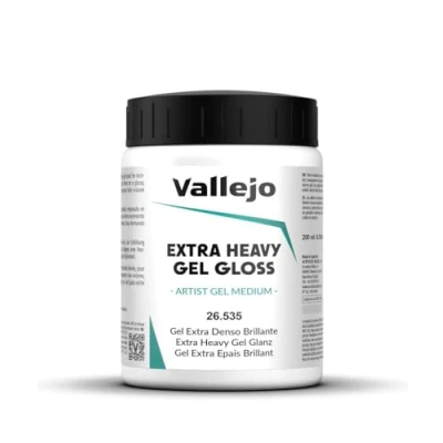 Immagine di Vallejo Diorama Stucco da parete, 200 ml, Trasparente (Extra Heavy Transparent Gel)
