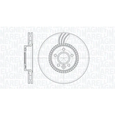 Immagine di MAGNETI MARELLI Disco freno VOLVO: S60 II, V60 I, V70 3, FORD: S Max Mk1, Galaxy Mk2 MPV, Mk1 LAND ROVER: Freelander 2 SUV 361302040528