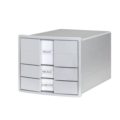 Immagine di HAN IMPULS 1017 11 Cassettiera Grigio DIN A4, C4 Numero cassetti: 3