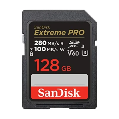 Immagine di SanDisk 128GB Extreme PRO scheda SDXC fino a 280 MB/s UHS II Class 10 U3 V60