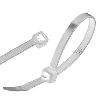 Immagine di GARDENIX Fascette per piante, 100 pezzi (4,8 mm x 200 mm, bianco), riutilizzabili, regolabili