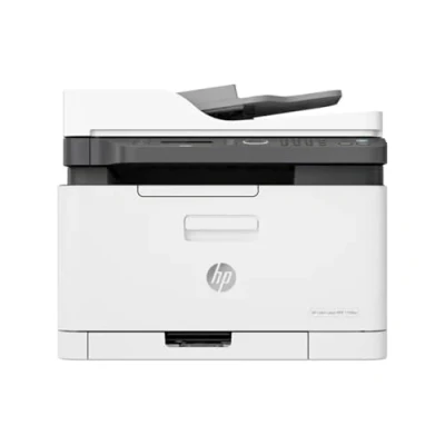 Immagine di HP Color Laser MFP 179fnw 4ZB97A, Stampante Multifunzione A4 a colori, Stampa, Copia, Scansiona, ADF, Fax, Wi Fi, Fi Direct, Ethernet, Smart, USB 2.0, 18 ppm in b/n, 4 ppm, Bianca