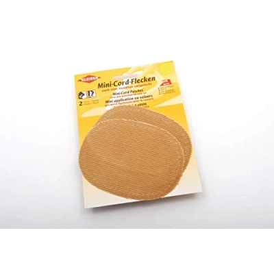 Immagine di Kleiber Toppe ovali Piccole per Braccio/Ginocchia, termoadesive o Cucite, Beige, Cotone