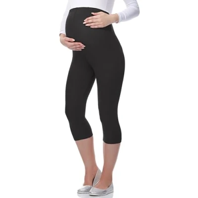 Immagine di Be Mammy Leggings Premaman 3/4 03(Grafite, L)