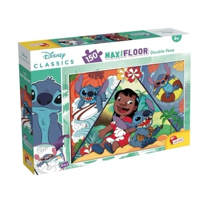 Immagine di Lisciani Giochi Disney Puzzle DF maxifloor 150 Lilo And Stitch, 105830, Multicolore