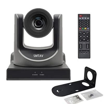 Immagine di SMTAV telecamera NDI, zoom ottico 20X, SDI + HD IP Streaming stesso tempo di uscita, trasmissione 1808p @ 60 Full e PTZ per conferenze, POE supportato