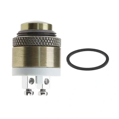 Immagine di VGOL 16mm Porta Campanello Interruttore Momentaneo Pulsante Ottone Metallo 36V DC 2A ON Off Round Impermeabile per Foro di Montaggio Mobili Hardware