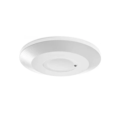 Immagine di HUBER MOTION 35HF rilevatore di movimento radar 360 per uso interno particolarmente piatto a soffitto, IP20 I 230V, adatto ai LED, tecnologia 3 fili