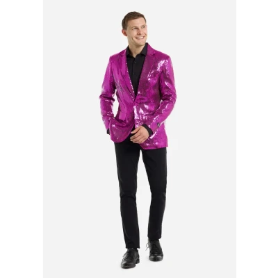 Immagine di Suitmeister Sequins Giacca elegante, Uomo, Taglia: Large, Pink