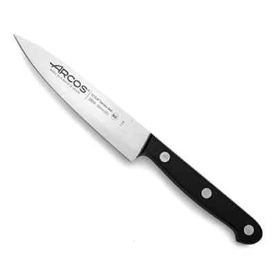 Immagine di Arcos Universal Chef Coltello Acciaio Inossidabile Formato 130 mm Maniglia Pom Colore Nero