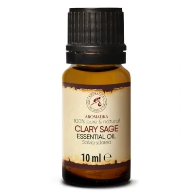 Immagine di Clary Sage Essential Oils 10ml Bottiglia di vetro Salvia sclarea per Aromaterapia Bellezza Diffusore Aromi Profumo Ambientale