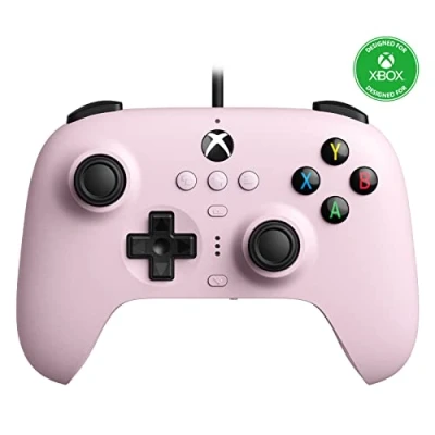 Immagine di 8Bitdo Ultimate Wired Controller for Xbox Series X, S, One, Windows 10 &amp; 11 (Pink) (Xbox X)
