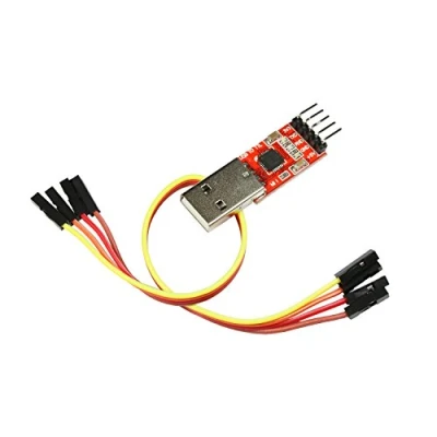 Immagine di Paradisetronic UART convertitore adattatore, interfaccia seriale/TTL, 3.3 V/5 V, CP2102 usb Serial Converter con collegamento per Linux, MacOS, Win7, Win8, Win10
