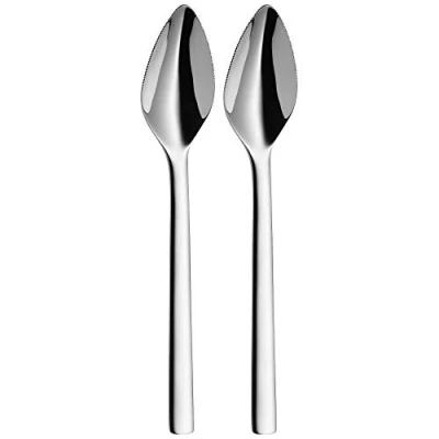 Immagine di WMF Set di 2 coltelli e cucchiai da Pompelmo, in Acciaio Inox Cromargan 18/10 Lucido, Argento, 18,7 x 4,2 cm