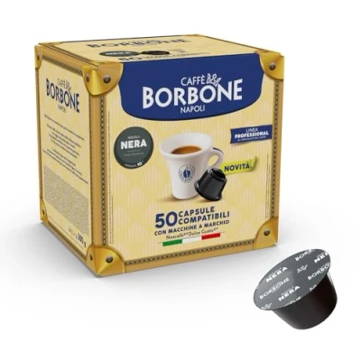 Immagine di Caffè Borbone Miscela Nera 50 capsule Compatibili con le Macchine Nescafè®* Dolce Gusto®*