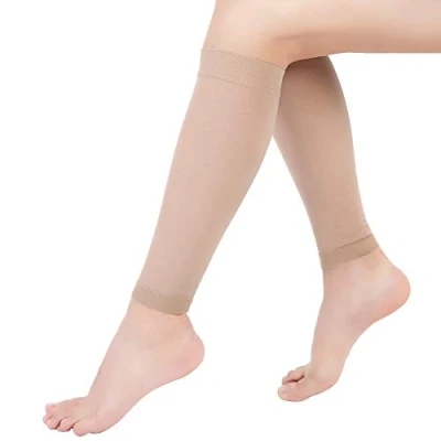 Immagine di Calze Compressione Graduata Gravidanza, Mediche 20 30mmHg Fascia Elastica Polpaccio per Shin Splint, Varicose Vein, Edema, Donne e uomini