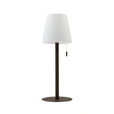 Immagine di Lampada ricaricabile Lindby LED Azalea marrone alluminio CCT regolabile in