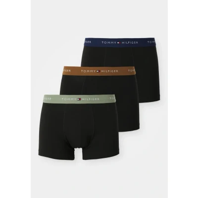 Immagine di Tommy Hilfiger 3P WB Trunk Um0Um02763, Boxer, Uomo, Giallo (PRP Nvy/Utl Sge/Hcky), M