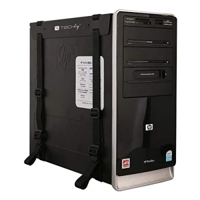 Immagine di Techly 102215 Supporto per PC da sotto scrivania Nero