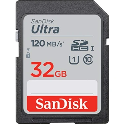 Immagine di SanDisk SDHC Ultra 32GB (Class 10/UHS I/120MB/s) Scheda 32 GB Class 10, UHS I