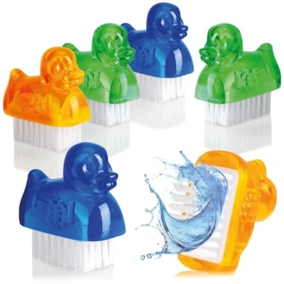 Immagine di com four® 6X Mini spazzole per Il Lavaggio delle Mani nel Design Anatra Spazzola Unghie la Pulizia di e [la Selezione Varia]