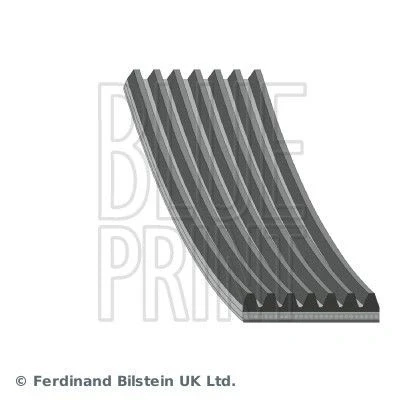 Immagine di BLUE PRINT AD07R1240 Cinghia Poly V 1240 7 EPDM (Etilene Propilene Diene Caucciù) SMART: Forfour II Hatchback, Fortwo III Coupe, Cabrio