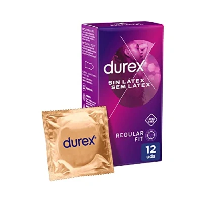 Immagine di Durex Senza Lattice 12 Unità Preservativi Trasparenti con Regolazione e Massima Protezione
