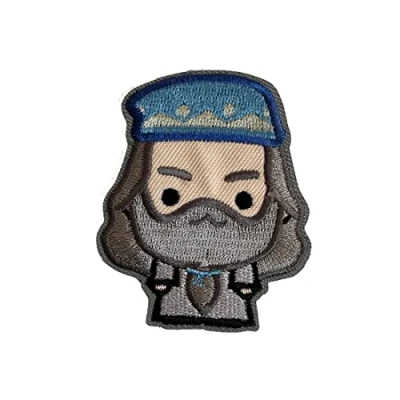 Immagine di Mono Quick Harry Potter Hogwarts Albus Dumbledore Toppe Termoadesive Patch Toppa Ricamate, Misura: 5 x 6 cm