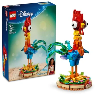 Immagine di LEGO Heihei ǀ Disney dal Film Vaiana 2, Modello di Animale da Costruire con Parti Snodabili e Espositore, Giochi per Bambini Bambine 9 Anni in su, Idea Regalo Compleanno Collezione 43272