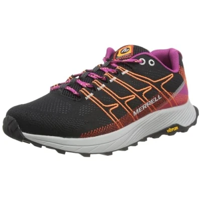 Immagine di Merrell Volo Moab, Scarpe da Ginnastica Donna, Nero Fucsia, 40.5 EU