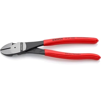 Immagine di Knipex Tronchese Laterale per Meccanica Tipo Forte Bonderizzata Nera, Rivestiti in Resina Sintetica 200 Mm 74 21