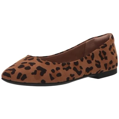 Immagine di Amazon Essentials Ballerine a Punta Donna, Marrone Leopardata, 39.5 EU