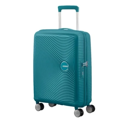 Immagine di American Tourister Soundbox Bagaglio a mano espandibile Spinner S, 55 cm, 41 L, Verde (Jade Green)