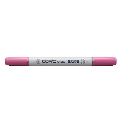 Immagine di Copic Ciao Pennarello Grafico con Doppia Punta, 11 g , Rosa (Cerise), 12 x 150 mm