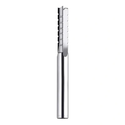 Immagine di SpeTool Diametro gambo 8mm fresa dritta in metallo duro con punta carburo di tungsteno 32mm lunghezza taglio 3 tagli CNC frantoio per legno compensato la lavorazione del