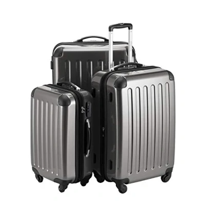 Immagine di Hauptstadtkoffer Alex Set di 3 valigie (S, M &amp; L), 235 litri, Colore Titano