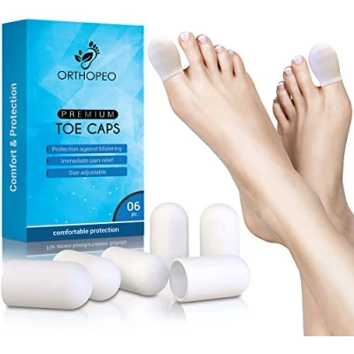 Immagine di ORTHOPEO® distanziatore dita piedi I Protezione contro vesciche sfregamenti e calli proteggi separatore Uomo &amp; donna Set da 6