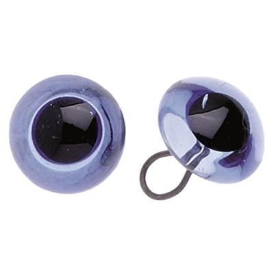 Immagine di Glorex Occhi di Vetro/Occhiello, mehreres, Blu, 10,5 x 5,5 1 cm, 2 unità