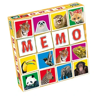 Immagine di Wildlife Memo Game 41441 Tactic Wildlife, Multicolor