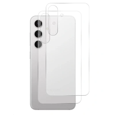 Immagine di GIOPUEY Pellicola Protettiva Retro per Samsung Galaxy S25 Plus, Consistenza Opaca Anti Impronta TPU Sottile Materiali di Alta qualità Plus Translucent 2 Pezzi