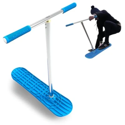 Immagine di in Do The Trick Scooter Monopattino da neve per bambini e adulti, perfetto divertimento cortile con base liscia macinare, giocattoli ideali piccole colline