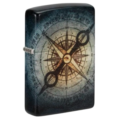 Immagine di ZIPPO Compass Ghost nero opaco Color 60006593 Glow in The Dark Green