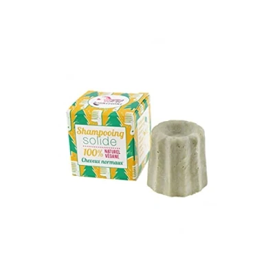 Immagine di Shampoing Solide pour Cheveux normaux, Argile blanche et verte 70 ml