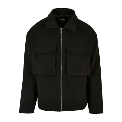 Immagine di Urban Classics BIG Pocket Giacca da mezza stagione, Uomo, Taglia: 3XL, Black