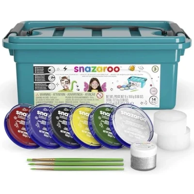 Immagine di Snazaroo Kit base di colori trucca bimbi, 14 pezzi, Modelli/Colori Assortiti, 1 Pezzo