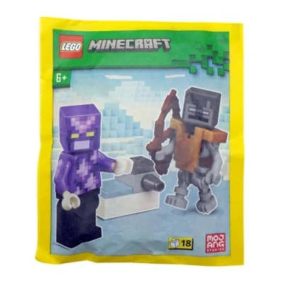 Immagine di LEGO Minecraft Set di mini statuette cristallo Knight con Stray and Shooter