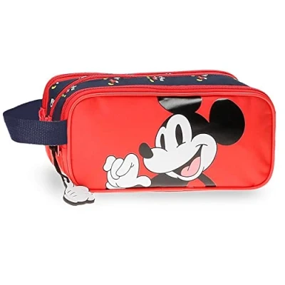 Immagine di Disney Mickey Mouse Fashion Astuccio Tripla Multicolore 22x10x9 cm Microfibra, multicolore, triplo