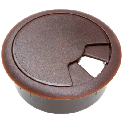 Immagine di TRU COMPONENTS WP50BN Passacavo per piani di lavoro ABS Marrone 1 pz.