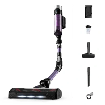 Immagine di Rowenta XForce Flex 9.60 Aspirapolvere Senza Fili,Fino a 100 Air Watt, Autonomia Batteria fino 45 minuti, Tecnologia Flex, Intelligente con Rilevamento Automatico delle Superfici,RH2039WO